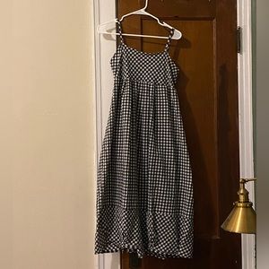 Olive Clothing- Gingham Pumpkin Dress